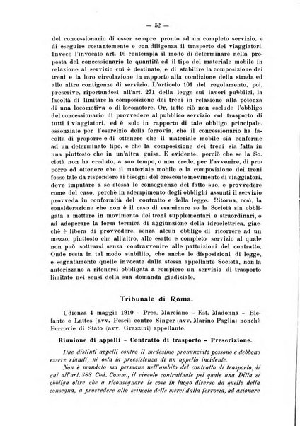 Le ferrovie italiane rivista quindicinale di dottrina, giurisprudenza, legislazione ed amministrazione ferroviaria