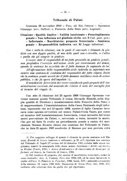 Le ferrovie italiane rivista quindicinale di dottrina, giurisprudenza, legislazione ed amministrazione ferroviaria