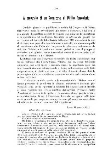 Le ferrovie italiane rivista quindicinale di dottrina, giurisprudenza, legislazione ed amministrazione ferroviaria