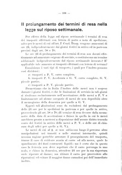 Le ferrovie italiane rivista quindicinale di dottrina, giurisprudenza, legislazione ed amministrazione ferroviaria