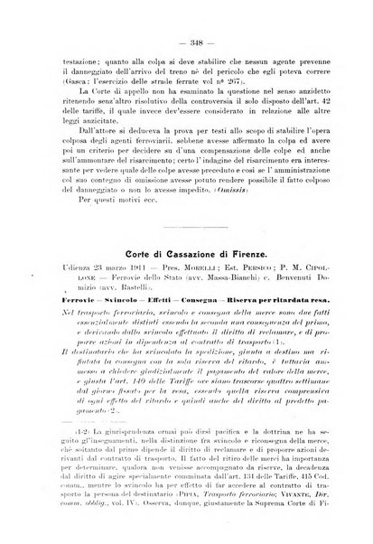 Le ferrovie italiane rivista quindicinale di dottrina, giurisprudenza, legislazione ed amministrazione ferroviaria