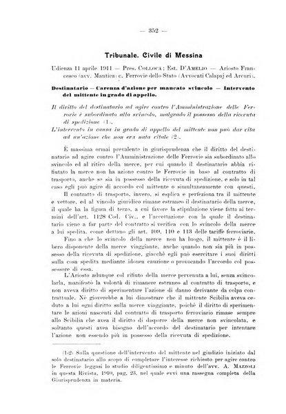 Le ferrovie italiane rivista quindicinale di dottrina, giurisprudenza, legislazione ed amministrazione ferroviaria