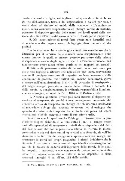 Le ferrovie italiane rivista quindicinale di dottrina, giurisprudenza, legislazione ed amministrazione ferroviaria