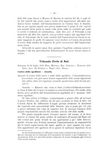 Le ferrovie italiane rivista quindicinale di dottrina, giurisprudenza, legislazione ed amministrazione ferroviaria