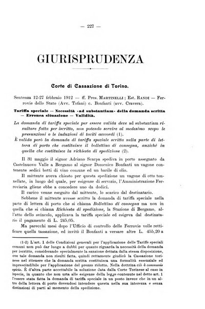 Le ferrovie italiane rivista quindicinale di dottrina, giurisprudenza, legislazione ed amministrazione ferroviaria