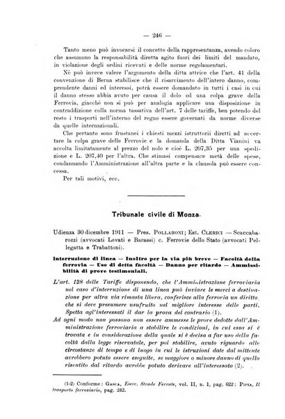 Le ferrovie italiane rivista quindicinale di dottrina, giurisprudenza, legislazione ed amministrazione ferroviaria