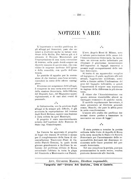 Le ferrovie italiane rivista quindicinale di dottrina, giurisprudenza, legislazione ed amministrazione ferroviaria