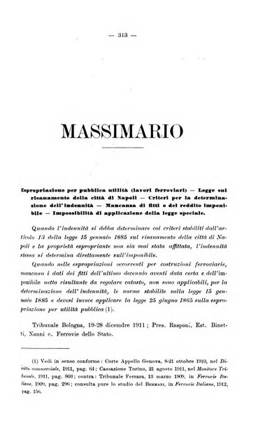 Le ferrovie italiane rivista quindicinale di dottrina, giurisprudenza, legislazione ed amministrazione ferroviaria