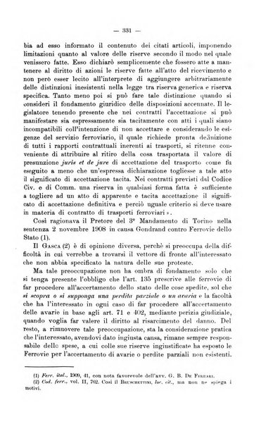 Le ferrovie italiane rivista quindicinale di dottrina, giurisprudenza, legislazione ed amministrazione ferroviaria