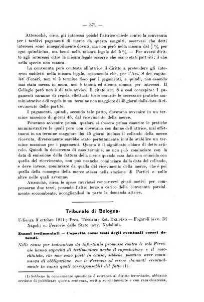 Le ferrovie italiane rivista quindicinale di dottrina, giurisprudenza, legislazione ed amministrazione ferroviaria