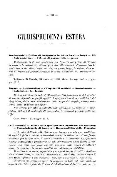 Le ferrovie italiane rivista quindicinale di dottrina, giurisprudenza, legislazione ed amministrazione ferroviaria