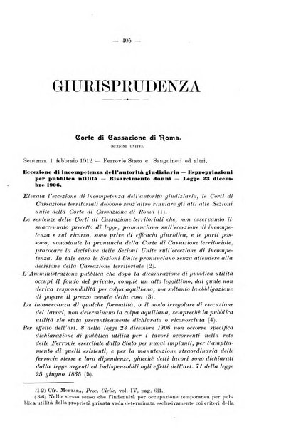 Le ferrovie italiane rivista quindicinale di dottrina, giurisprudenza, legislazione ed amministrazione ferroviaria