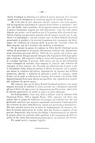 Le ferrovie italiane rivista quindicinale di dottrina, giurisprudenza, legislazione ed amministrazione ferroviaria