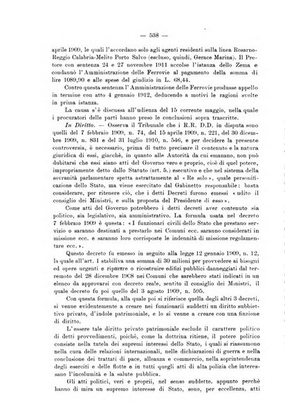 Le ferrovie italiane rivista quindicinale di dottrina, giurisprudenza, legislazione ed amministrazione ferroviaria