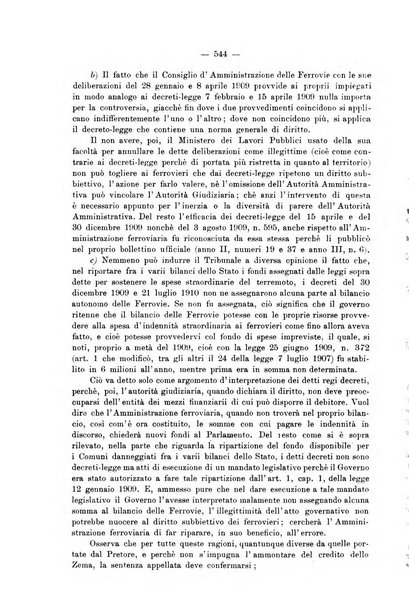 Le ferrovie italiane rivista quindicinale di dottrina, giurisprudenza, legislazione ed amministrazione ferroviaria