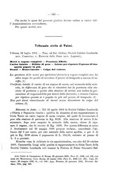 Le ferrovie italiane rivista quindicinale di dottrina, giurisprudenza, legislazione ed amministrazione ferroviaria