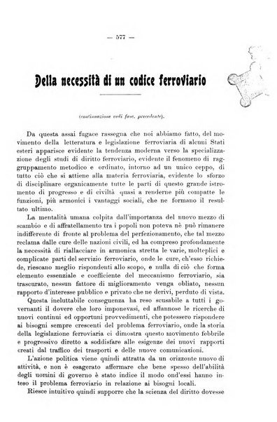 Le ferrovie italiane rivista quindicinale di dottrina, giurisprudenza, legislazione ed amministrazione ferroviaria