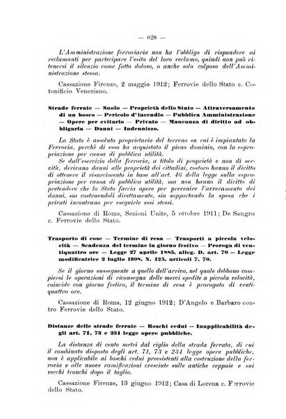 Le ferrovie italiane rivista quindicinale di dottrina, giurisprudenza, legislazione ed amministrazione ferroviaria