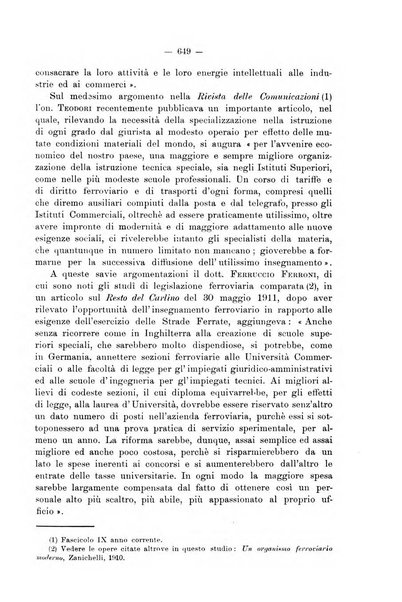 Le ferrovie italiane rivista quindicinale di dottrina, giurisprudenza, legislazione ed amministrazione ferroviaria