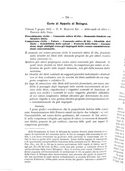 Le ferrovie italiane rivista quindicinale di dottrina, giurisprudenza, legislazione ed amministrazione ferroviaria