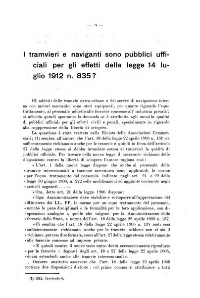 Le ferrovie italiane rivista quindicinale di dottrina, giurisprudenza, legislazione ed amministrazione ferroviaria