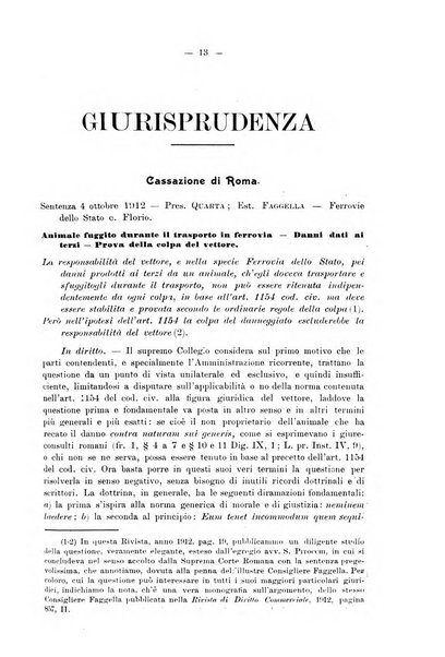 Le ferrovie italiane rivista quindicinale di dottrina, giurisprudenza, legislazione ed amministrazione ferroviaria