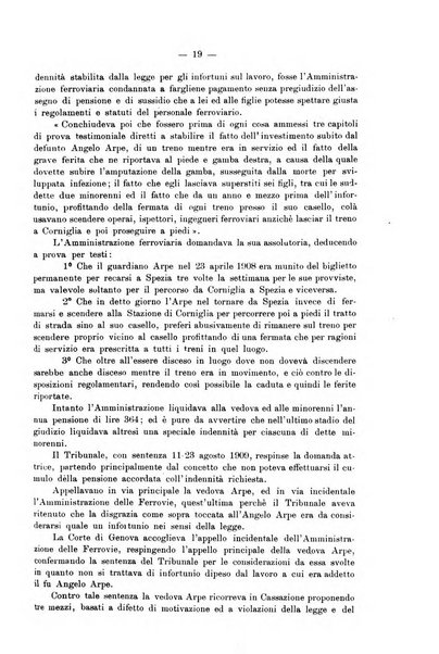 Le ferrovie italiane rivista quindicinale di dottrina, giurisprudenza, legislazione ed amministrazione ferroviaria