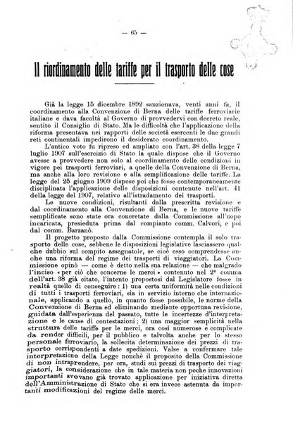 Le ferrovie italiane rivista quindicinale di dottrina, giurisprudenza, legislazione ed amministrazione ferroviaria