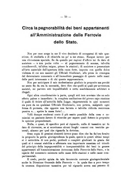 Le ferrovie italiane rivista quindicinale di dottrina, giurisprudenza, legislazione ed amministrazione ferroviaria