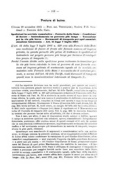 Le ferrovie italiane rivista quindicinale di dottrina, giurisprudenza, legislazione ed amministrazione ferroviaria