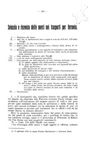 Le ferrovie italiane rivista quindicinale di dottrina, giurisprudenza, legislazione ed amministrazione ferroviaria