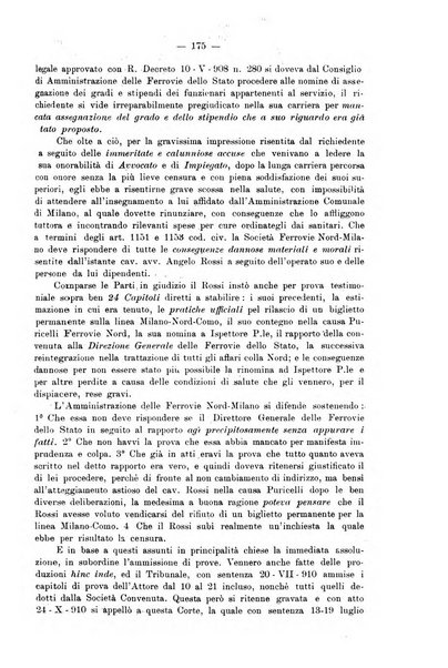 Le ferrovie italiane rivista quindicinale di dottrina, giurisprudenza, legislazione ed amministrazione ferroviaria