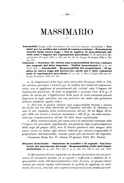 Le ferrovie italiane rivista quindicinale di dottrina, giurisprudenza, legislazione ed amministrazione ferroviaria