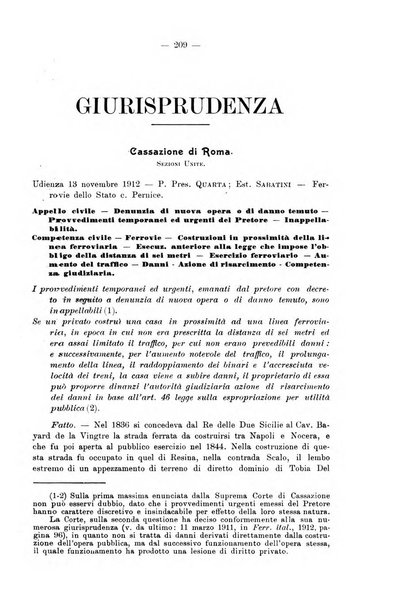 Le ferrovie italiane rivista quindicinale di dottrina, giurisprudenza, legislazione ed amministrazione ferroviaria