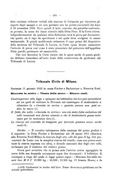 Le ferrovie italiane rivista quindicinale di dottrina, giurisprudenza, legislazione ed amministrazione ferroviaria