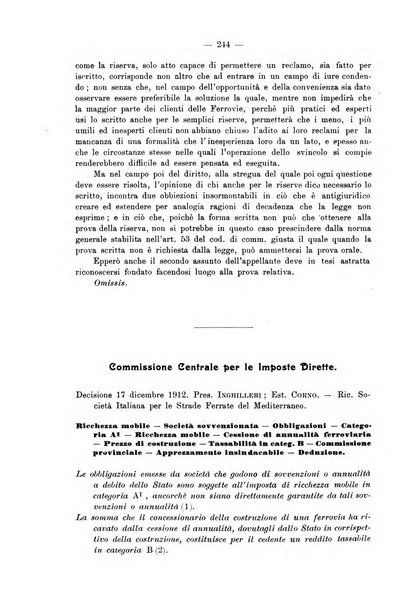 Le ferrovie italiane rivista quindicinale di dottrina, giurisprudenza, legislazione ed amministrazione ferroviaria