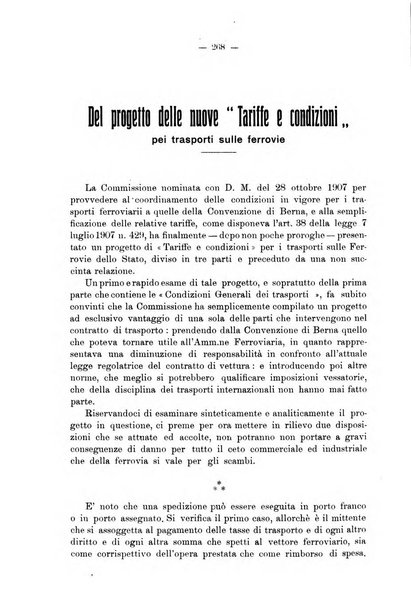 Le ferrovie italiane rivista quindicinale di dottrina, giurisprudenza, legislazione ed amministrazione ferroviaria