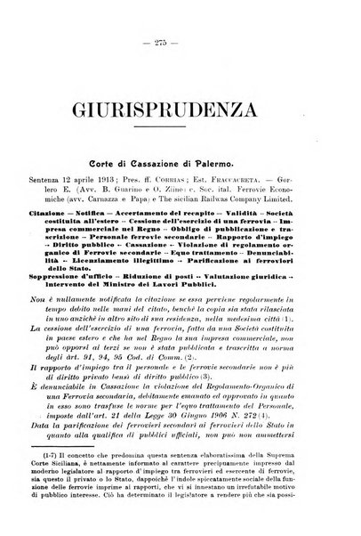 Le ferrovie italiane rivista quindicinale di dottrina, giurisprudenza, legislazione ed amministrazione ferroviaria