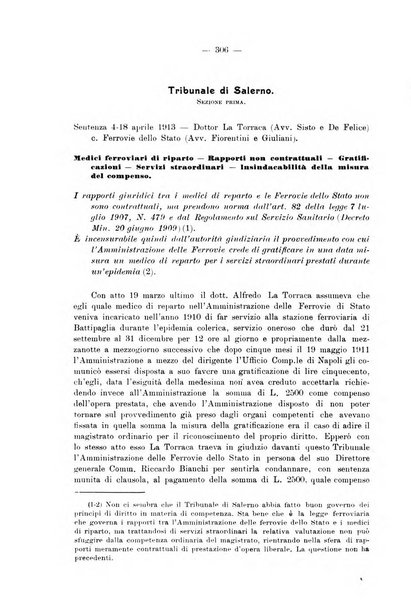 Le ferrovie italiane rivista quindicinale di dottrina, giurisprudenza, legislazione ed amministrazione ferroviaria