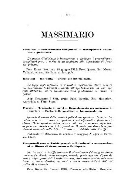 Le ferrovie italiane rivista quindicinale di dottrina, giurisprudenza, legislazione ed amministrazione ferroviaria