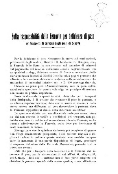 Le ferrovie italiane rivista quindicinale di dottrina, giurisprudenza, legislazione ed amministrazione ferroviaria