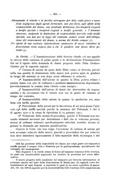 Le ferrovie italiane rivista quindicinale di dottrina, giurisprudenza, legislazione ed amministrazione ferroviaria