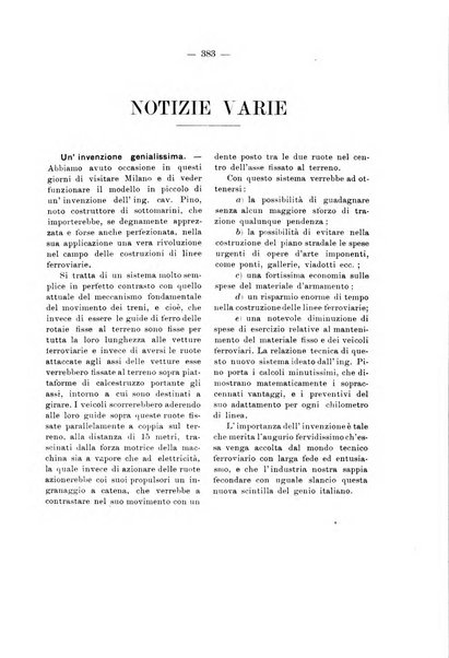 Le ferrovie italiane rivista quindicinale di dottrina, giurisprudenza, legislazione ed amministrazione ferroviaria