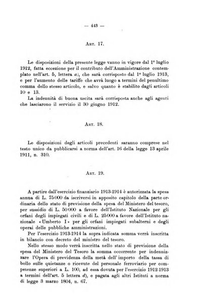 Le ferrovie italiane rivista quindicinale di dottrina, giurisprudenza, legislazione ed amministrazione ferroviaria