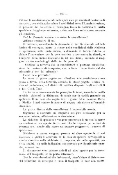 Le ferrovie italiane rivista quindicinale di dottrina, giurisprudenza, legislazione ed amministrazione ferroviaria