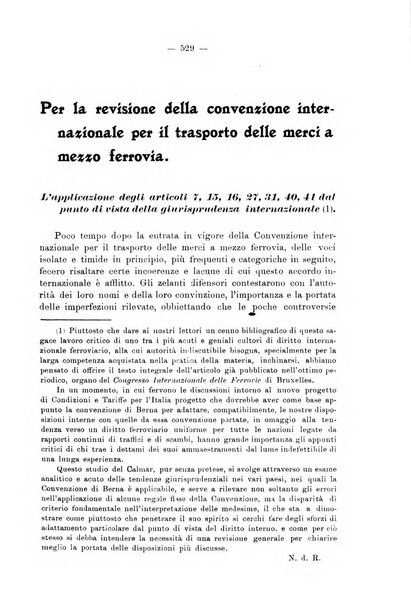 Le ferrovie italiane rivista quindicinale di dottrina, giurisprudenza, legislazione ed amministrazione ferroviaria