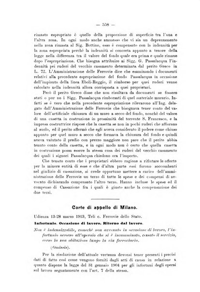 Le ferrovie italiane rivista quindicinale di dottrina, giurisprudenza, legislazione ed amministrazione ferroviaria