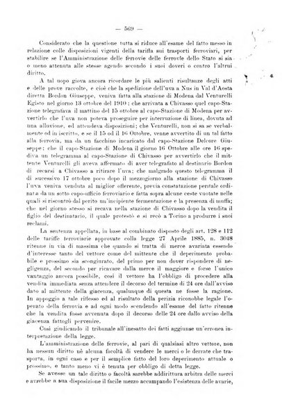 Le ferrovie italiane rivista quindicinale di dottrina, giurisprudenza, legislazione ed amministrazione ferroviaria