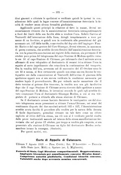 Le ferrovie italiane rivista quindicinale di dottrina, giurisprudenza, legislazione ed amministrazione ferroviaria