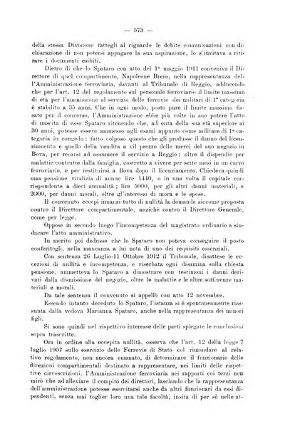 Le ferrovie italiane rivista quindicinale di dottrina, giurisprudenza, legislazione ed amministrazione ferroviaria